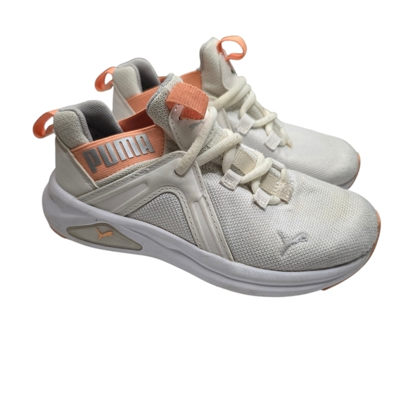 Puma Other - Puma White Peach Sneakers Girls 1.5C